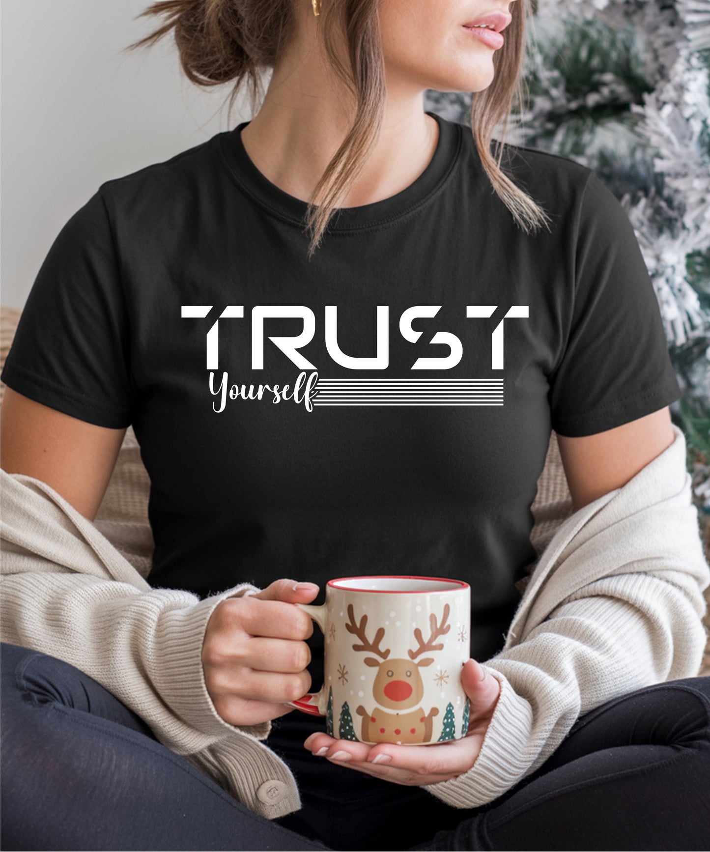 2-Pack Affirmation T-Shirts – Be Yourself / Be Real, Not Perfect