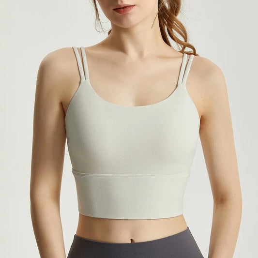 Yoga Camisole | Nylon Spandex, Seamless, Breathable, Full Cup, Lightweight & Comfortable