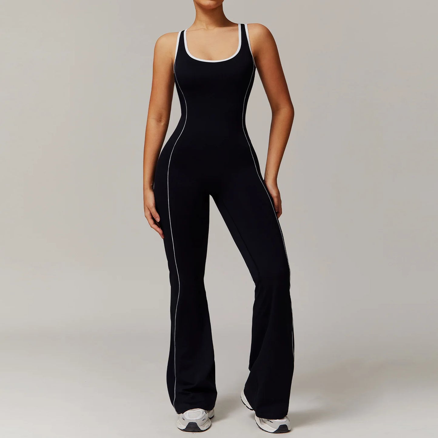 Women's Yoga Jumpsuit | Breathable Nylon/Spandex, Sleeveless, Quick-Dry, Safe & Versatile